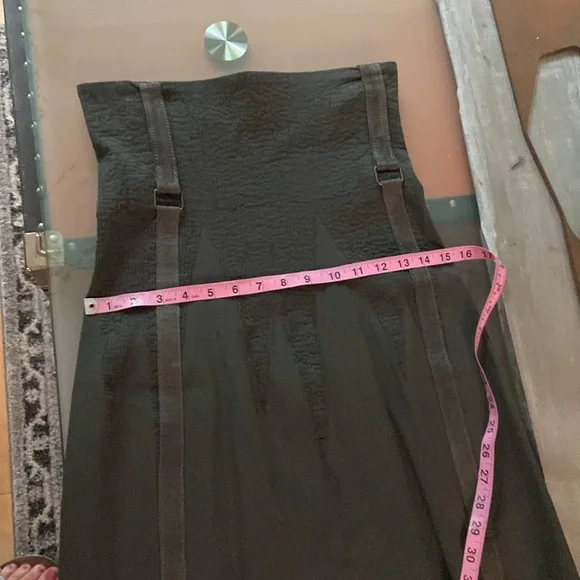 Haute - Rare Genuine Italian leather skirt 2/4 - Picture 11 of 16